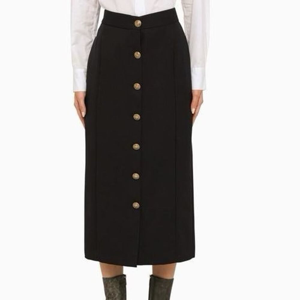 *FLAWED* Women’s Golden Goose Button Down Maxi Skirt Size Medium  (0760)